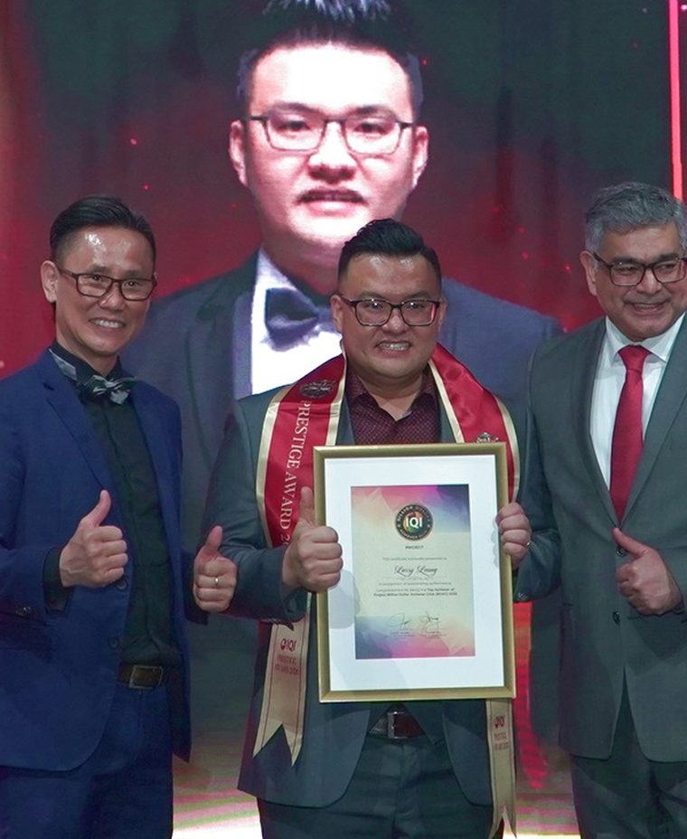 Larry Leong — Billion Dollar Achiever 2025, IQI Prestige Award